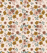 CAPUCINE - Papier peint enfant - Motif bouquet